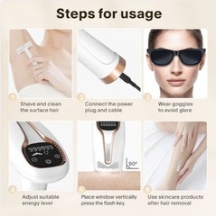 IPL Hair Removal Device 999999 Flashes – Permanent Hair Remover for Women