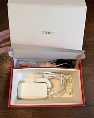 Ulike Air 10 IPL Hair Removal Device Kit Purple w/ Box, Adapter & Cables