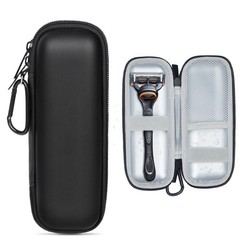 Razor Travel Case for Gillette Fusion5, Mach3, ProGlide Shield Men’s Razor & …
