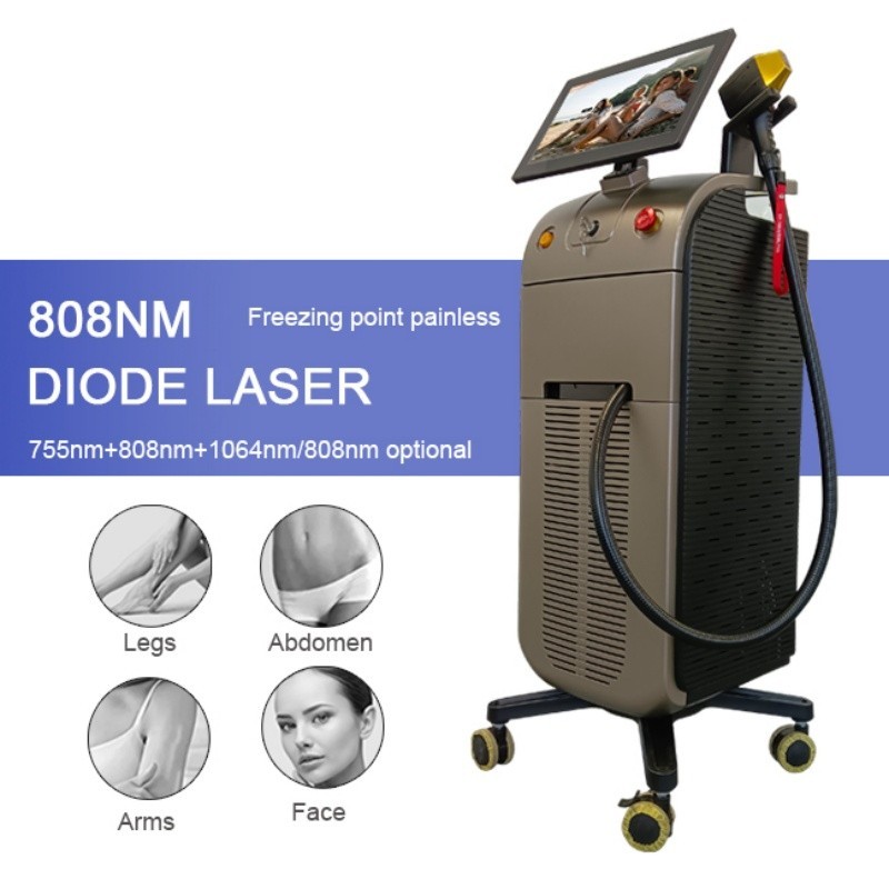 4Wavelength Diode Laser Hair Removal Machine Professional Salon Beauty Equipmen