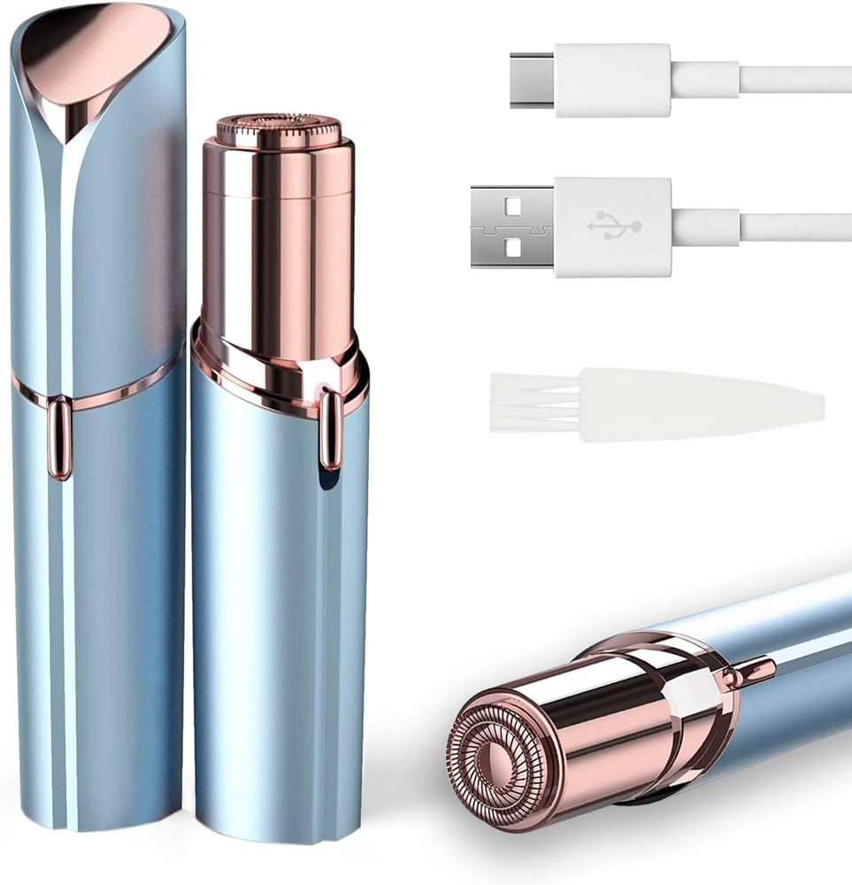 Facial Hair Removal for Women, Electric Painless Facial Hair Remover for Face, L