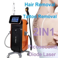 2-IN-1 810nm Laser Hair Removal Picosecond Tattoo Removal Machine Whitening