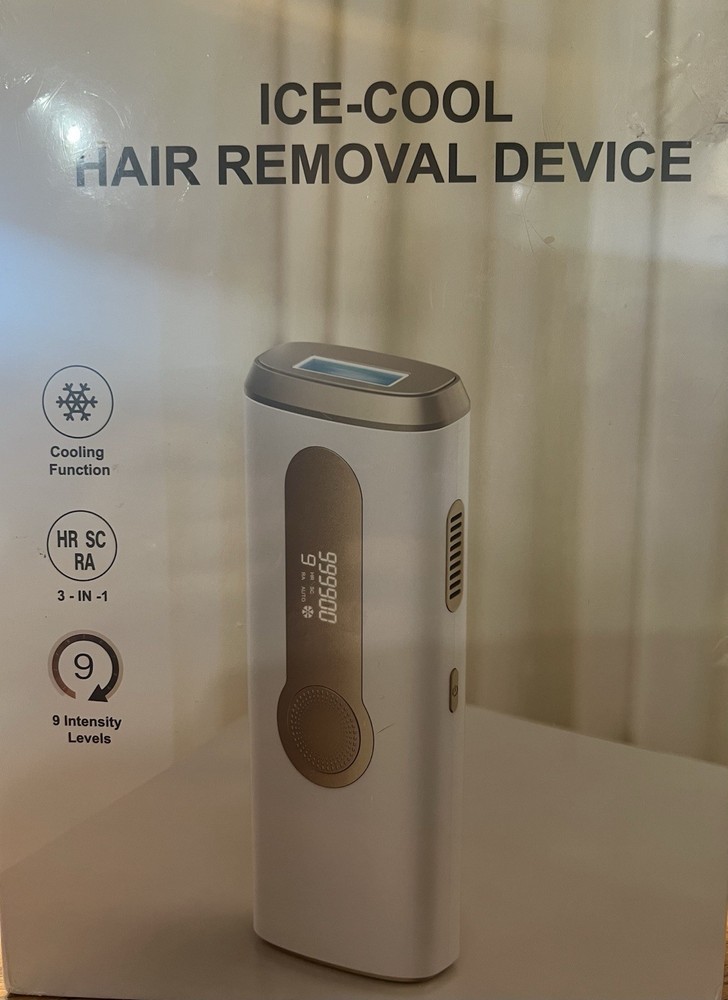 Ice-Cool Hair Removal Device IPL 9 Intensity Levels Brand New