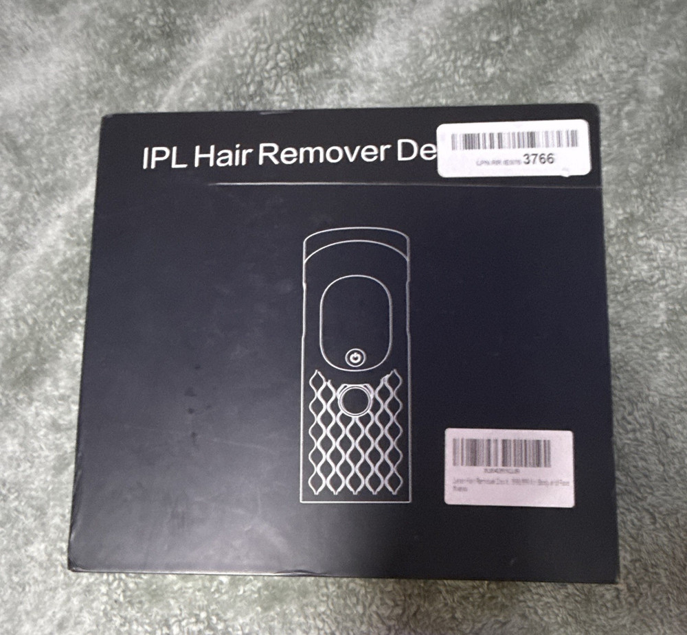 IPL Hair Removal Device Kit, Corded Electric, Blue, Includes Protective Glasses