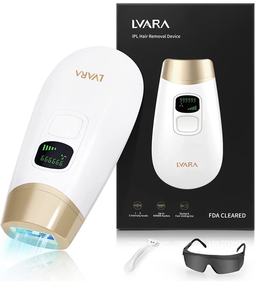 LVARA Permanent Laser Hair Removal Device for Women Men – FDA Cleared