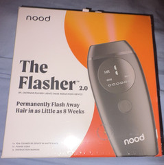 nood The Flasher 2.0 IPL Hair Removal Device Black FDA-Cleared 300K 7-Setting