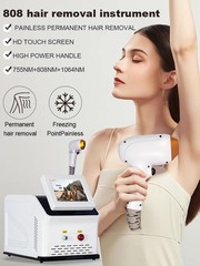 2026 3000W Permanent Depilation Diode Laser Hair Removal Machine 755 808 1064nm