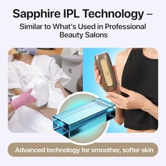 AllSett Health IPL Hair Removal Device Sapphire Crystal Ice Cooling