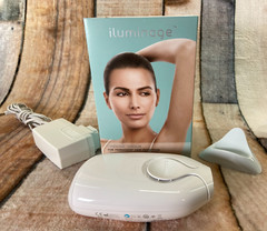 iluminage Precise Touch IPL Hair Reduction Device ELOS RF w/ Charger & Box EUC