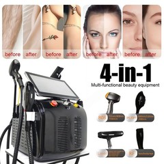 4 in1 Laser Beauty Machine Hair Removal Tattoo Removal Skin Care Salon Device