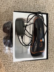AMZGIRL At Home Hair Removal Device Black Orange Corded Electric With Sunglasses