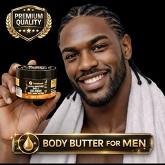 Body Butter for Men – Shea and Cologne Scented Cream 1 Ounce (Pack of 1)