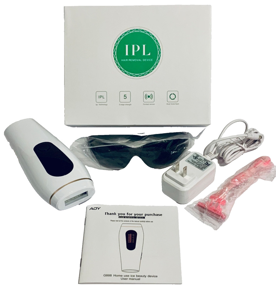 Brand New in Box IPL Laser Permanents Hair Removal Kit 5 Setting 999,999 Flashes