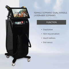 2IN1 755nm 808nm 1064nm Diode Laser Hair Removal Pico Tattoo IPL NG YAG Machine