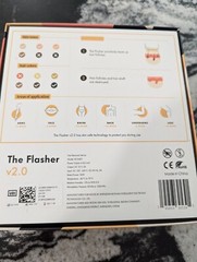 Used Nood The Flasher 2.0 Tested Working Laser Hair Removal Handset White KCA423