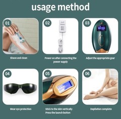 NIB~ Photon Hair Removal IPL 608000 Flashes Dual Flash 5 Stage Hair Removal