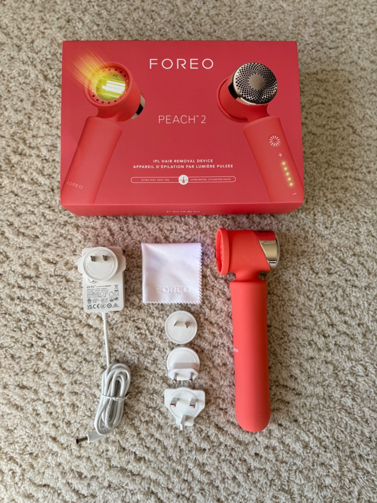 Foreo Peach 2 IPL Hair Removal Device – Full Size – Mint Condition