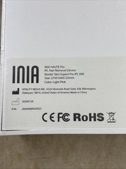 INIA HAUTE Pro IPL Hair Removal Device Skin Expert Pro IPL 008 Light Pink Sealed