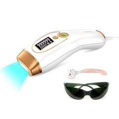 Yamangu Painless Hair Removal Device for Women & Men Whole Body (White)