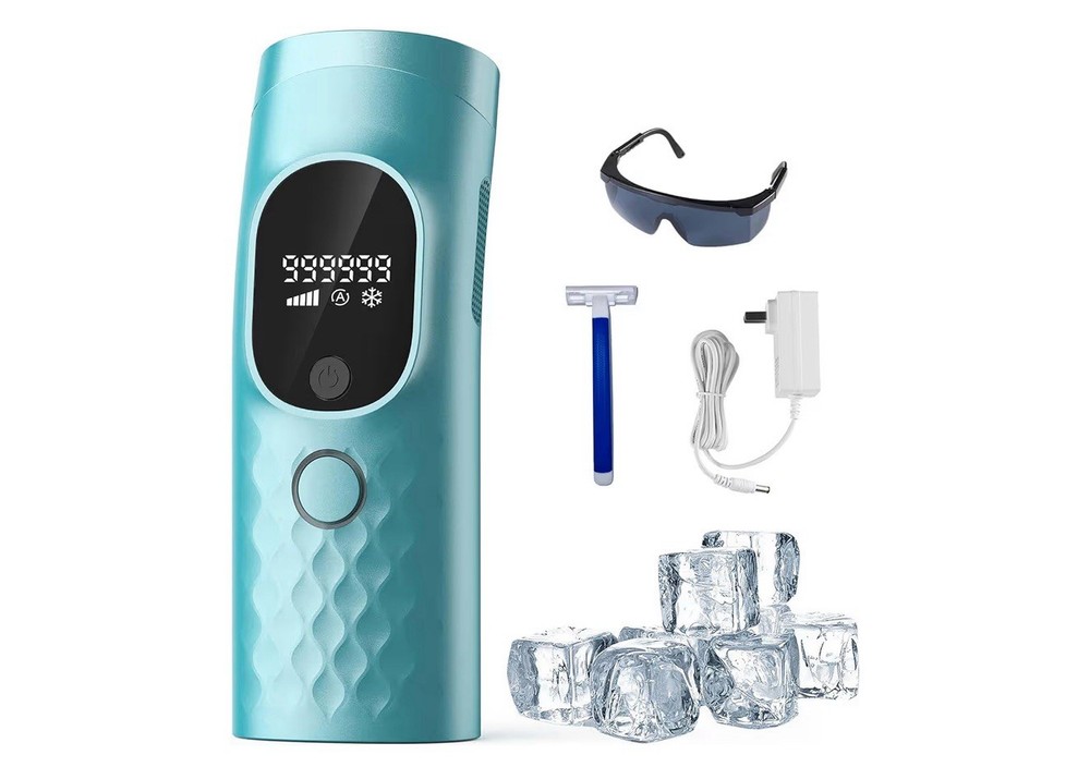 Laser Hair Removal for Women and Men – Permanent Painless Ice Cooling IPL Device