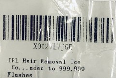 Brand New in Box IPL Laser Permanents Hair Removal Kit 5 Setting 999,999 Flashes