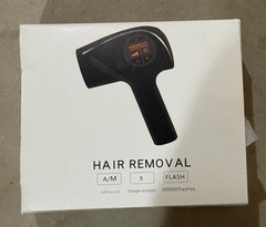 IPL Hair Removal Device IPL-A902 999900 Flashes 5 Levels Box Charger w/Glasses