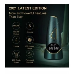 Huieter IPL Ice Laser Hair Removal for Women and Man Painless Permanent 999,999