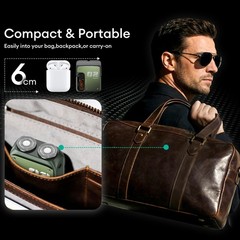 PAXA Mini Electric Shaver for Men,9000Rpm Electric Razor for Men,Magnetic Dual-H