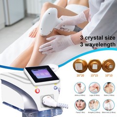 Painless 755nm 808nm1064nm Diode Laser Hair Removal Skin Rejuvenation Machine