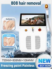 Ice Titanium Soprano Permanent Painless 808nm Diode Laser hair removal Machine