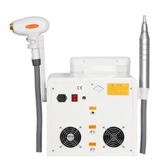 2 In 1 808nm Diode Laser Hair Removal & Nd Yag Pico Laser Tattoo removal Machine