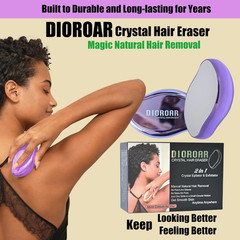 Crystal Hair Eraser,Upgrade Crystal Hair Remover,Physical Nano Glass Hair Remova