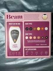 HAPPY CURVES Beam IPL Laser Hair Removal Device – At-Home Permanent Body Hair