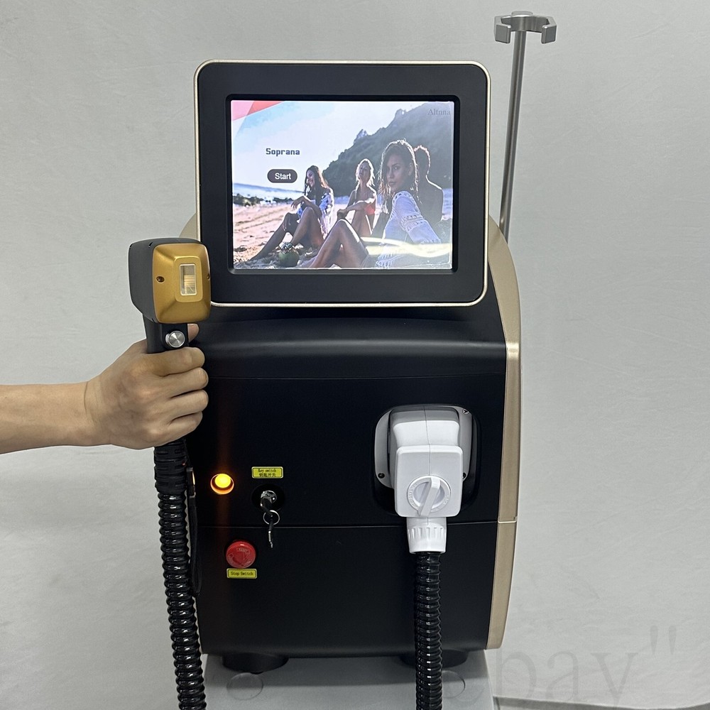 808nm Diode Laser Hair Removal Machine Painless Permanent 3 Wavelength 10Bars