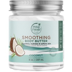 Petal Fresh Pure Smoothing Coconut Body Butter, 8 Ounce (Pack of 1),