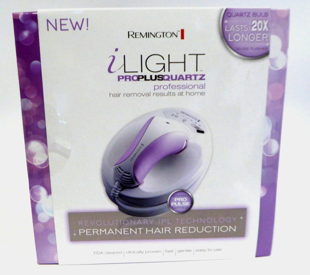 Remington IPL6000Q iLIGHT Pro PLUS Quartz Pulsed Light Hair Removal System new