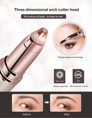 Abhiya’s Facial Hair Remover & Eyebrow Trimmer – 2 in 1 Electric Women’s…