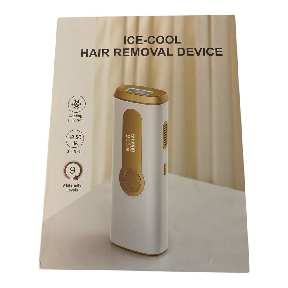 Ice Cool IPL Hair Removal Treatment with Instructions and All Accessories