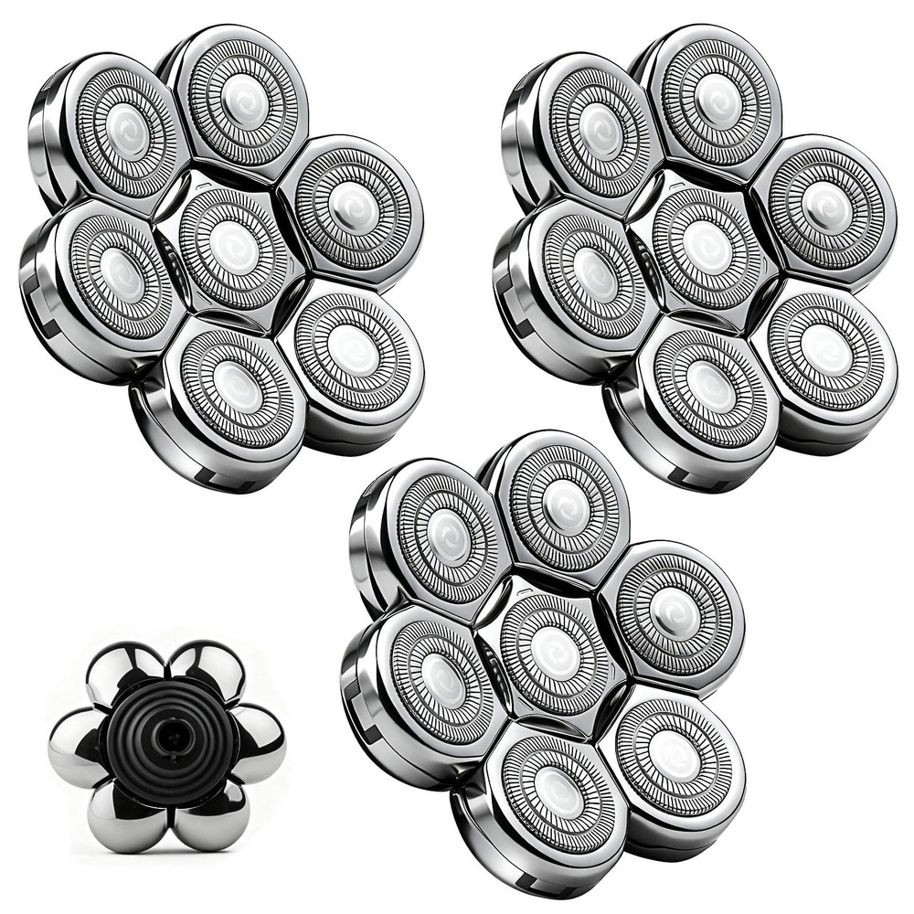 7 Head Shaver Replacement Head Shavers for Bald Men for Most Brand Men Foil Shav