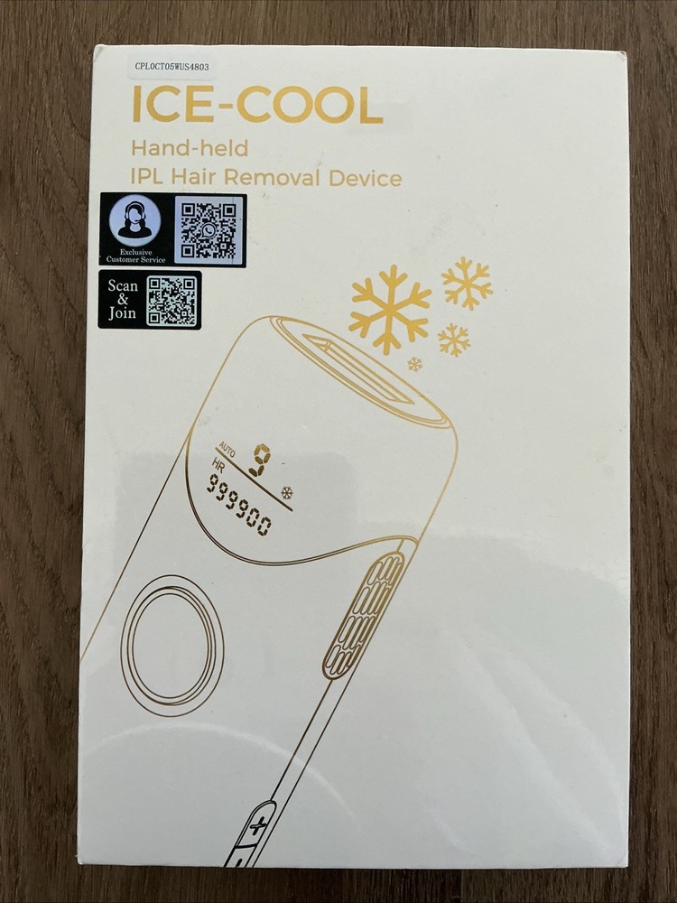 Ubroo Ice-Cool Laser 3 In 1 Hair Removal w/ 5℃ Ice Cooling Painless IPL Laser