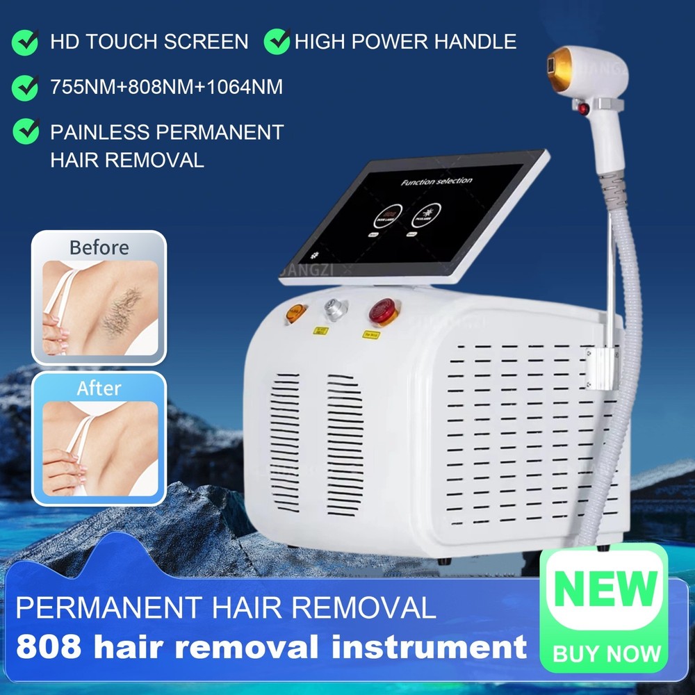 Ice Titanium Soprano Permanent Painless 808nm Diode Laser hair removal Machine