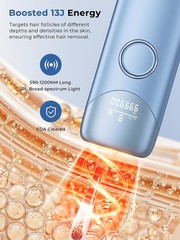 Ubroo 2026 Laser Hair Removal with 5℃ Ice Cooling, Hand-Held Shaving Device IPL