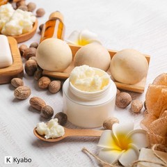 Kyabo New Pure African White Ivory Shea Butter 5Lbs 80 Ounce (Pack of 1)