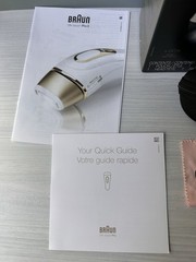 Braun Silk-expert Pro 5 IPL Hair Removal Device White Gold Glasses Included