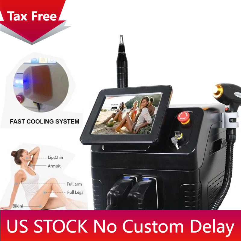 2026 3000W Permanent Depilation Diode Laser Hair Removal Machine 755 808 1064nm