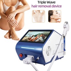 Diode Laser Hair Removal Machine 755 808 1064nm Body Painless Skin Tightening
