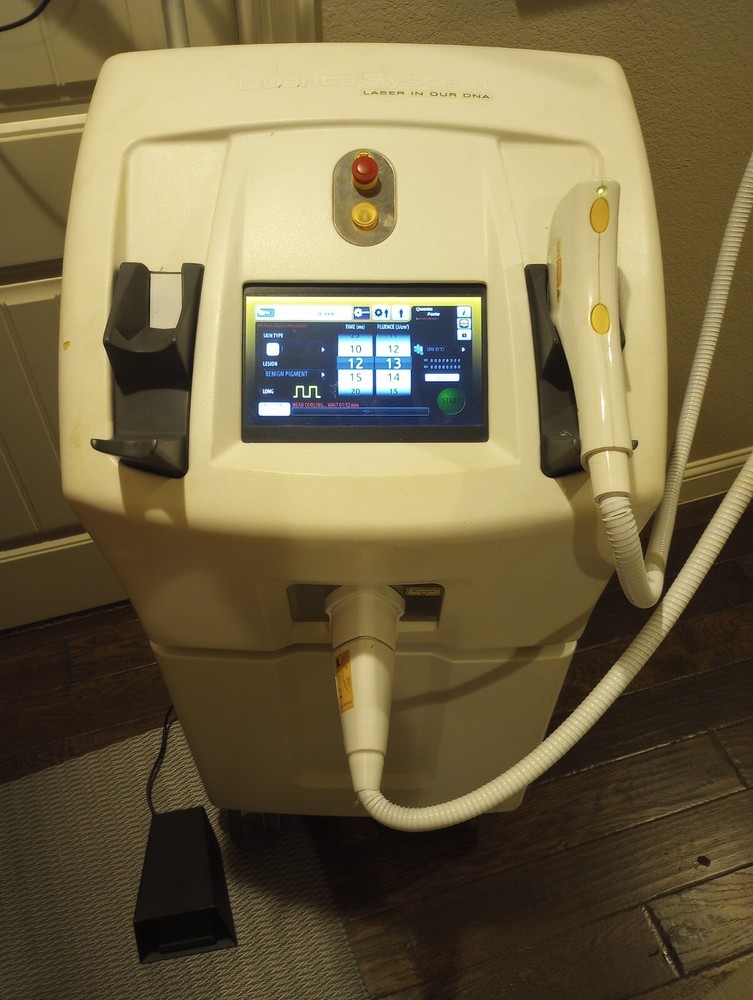 Quanta Forte System Laser SR580 Hair Removal Foot pedal LOW PULSE COUNT
