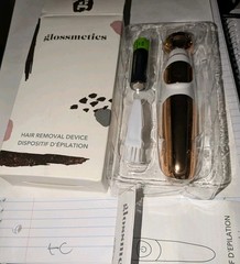 Glossmetics Electronic Electric Wireless Hair Removal Device w/ Battery