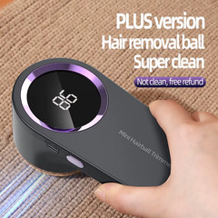 Clothing Hair Dehairing Device LED Portable Digital Electric Particle Hair Dehai