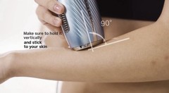 BLEX IPL Hair Removal Device Corded Electric w/ Sunglasses, Gray/Black
